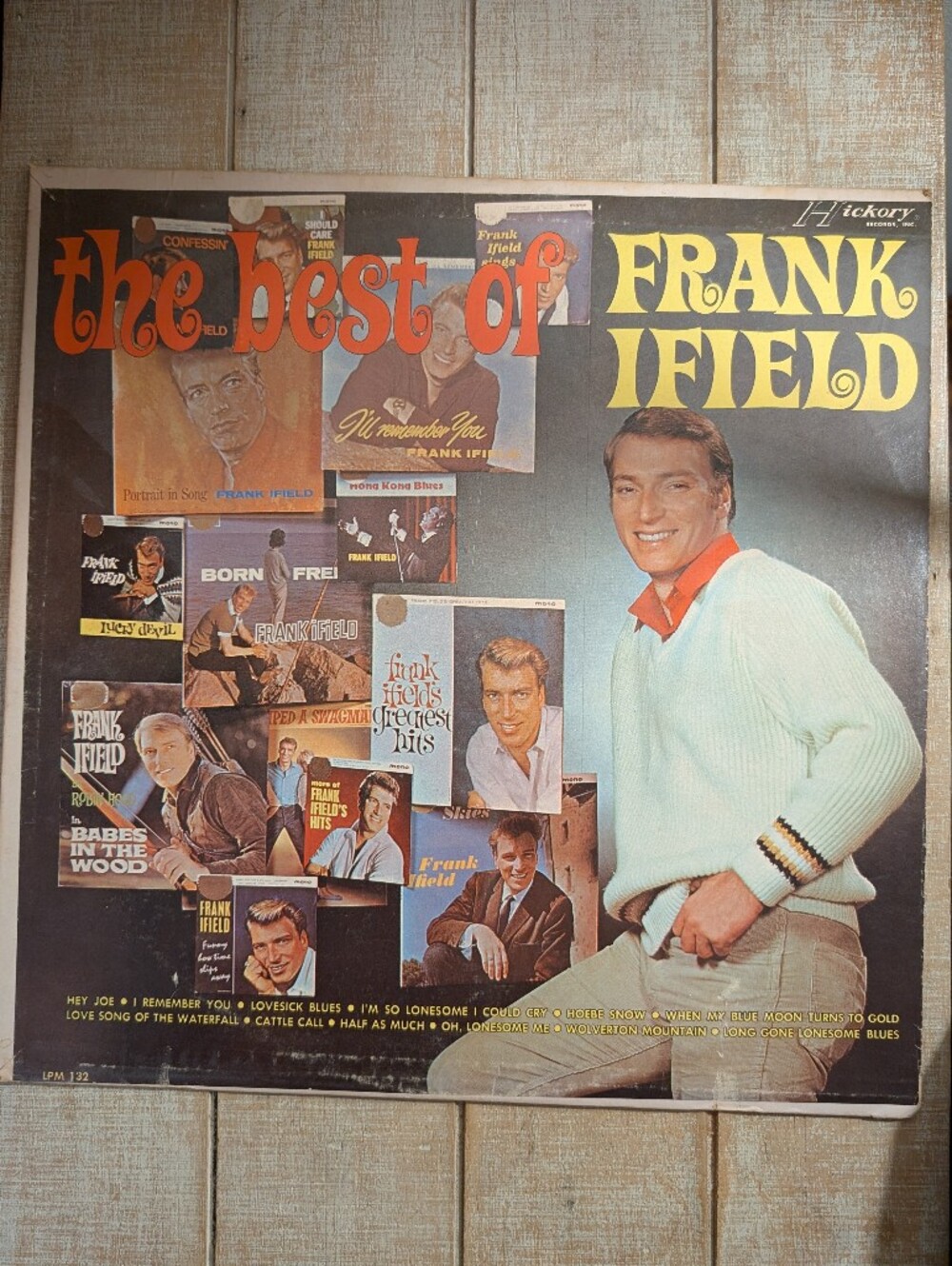 Vintage The Best Of Frank Ifield Vinyl Album